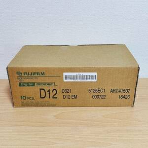 未開封 FUJIFILM D321 D12 EM DigitalBETACAM ビデオカセットテープ 10本セット