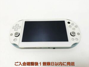 【1円】PSVITA 本体 ライトブルー/ホワイト SONY PlayStation VITA PCH-2000 初期化/動作確認済 K05-470yk/F3