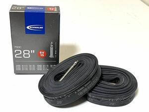 【送料無料特価】Schwalbe SV15 700×18-28C 仏式バルブ長40mm 新品2個セット