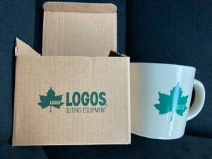 新品未使用品☆ LOGOS ロゴス カラフル マグカップ 白 250ml 磁器 アウトドア キャンプ ブランド コーヒーカップ コップ 