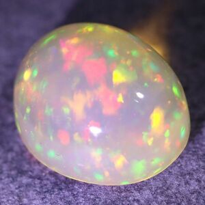 天然ファイアオパール メキシコ産 4.520ct 欧泊 裸石 宝石 ジュエリー 遊色 ファイヤーオパール 天然 墨西哥 loose jewelry fire opal