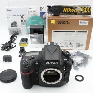 ショット数1061！【新品同様】 Nikon ニコン D800E ボディ バッテリー劣化なし 元箱 付属品付き デジタル 一眼レフ カメラ nikon 25003