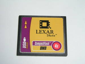 5051●● LEXAR CompactFlash 8MB 4X、レキサー CFカード ●