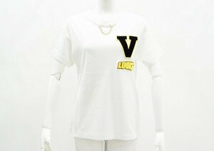 ◆【LOUIS VUITTON ルイ・ヴィトン】22SS チェーン ロゴワッペン 半袖Tシャツ RW221W UOL FMTB04 ホワイト M