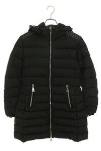 モンクレール MONCLER ORPHIN サイズ:2 レザー切替ナイロンフーデッドコート 中古 BS99