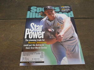 A1501★ランディ・ジョンソン 表紙 スポーツイラストレイテッド 1998年 メジャーリーグ 野球 Sports Illustrated 米国 当時物 写真 雑誌