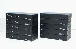 DVIGear デュアルリンク DVI-D光ファイバー延長機 ５台セット▲DVI-7320-Tx + DVI-7320-Rx 中古▲送料無料
