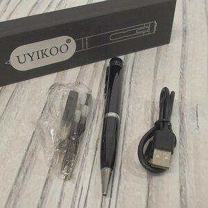 f002 Y1 ペン型カメラ UYIKOO 1080P最高画質 超小型カメラ搭載 スパイカメラ 防犯用 長い時間監視録画 証拠撮影など