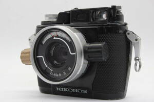 【返品保証】 ニコン Nikon NIKONOS ブラック W-NIKKOR 35mm F2.5 水中カメラ v413