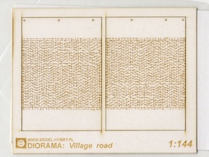 MHP 1:144 ジオラマベース　石畳 その１　60x43mm レーザーカット紙製