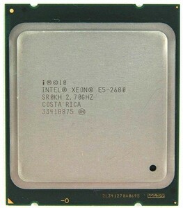 2個セット Intel Xeon E5-2680 SR0KH 8C 2.7GHz 20MB 130W LGA2011 DDR3-1600