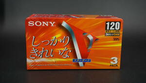 【送料710円】SONY　ソニー　120　3PACK　3T-120Vk　VHS　ビデオテープ　(GN7188