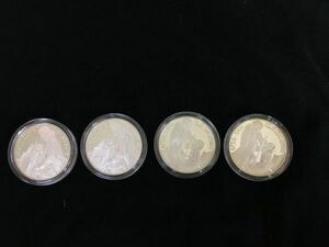 1円 モーツァルト没後200年記念コイン 100シリング 銀貨 硬貨 セット EV530