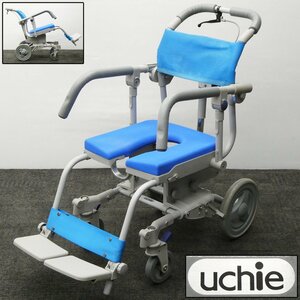 ♯ ウチエ シャワーキャリー 楽チルSAL U型シート 入浴用 車椅子 シャワーチェア uchie 入浴介護用品