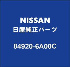 NISSAN日産純正 デイズ バックパネルカバー 84920-6A00C