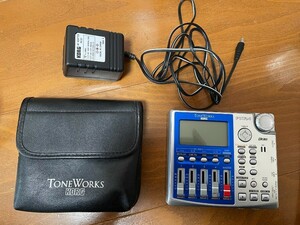 【ジャンク品】KORG TONEWORKS Digital Recording Studio PXR4　本体・ACアダプタ・取説