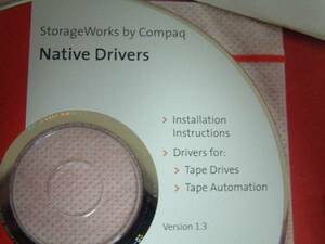 送料最安 120円：CD　COMPAQ：Storage Works by Compaq Native Drivers　Vol1.3