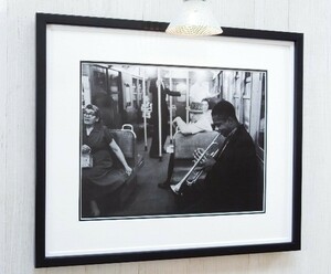 ドナルド・バード/地下鉄のジャズ/1960/アートピクチャー額装/Donald Byrd/Jazz in Subway/ジャズ アート/Framed Donald Byrd/BLM