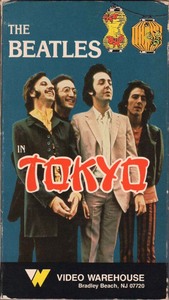 送料無料！貴重「The Beatles in TOKYO／ザ・ビートルズ_日本公演／1966年7月1日昼の部TV放映版」VHS