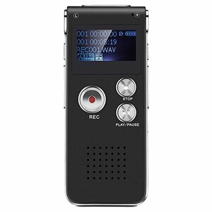 【新品即納】デジタルICレコーダー 8GB 充電式 USB 録音機 ミニボイスレコーダー 小型 MP3プレーヤー