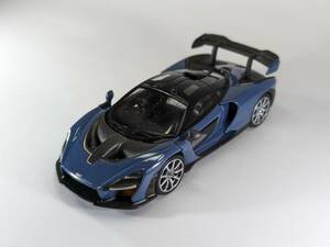 TSM MINI-GT 1/64 McLaren マクラーレン Senna セナ Victory Grey RHD (右ハンドル) MGT00013-R 京商 トミカサイズ