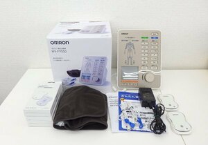 オムロン 電気治療器 HV-F9550 患部集中パッド付き(未使用) ヒーターサポーター 家庭用低周波治療器