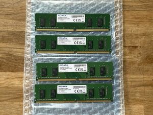 メモリ 4GB×4枚 AD4U2666J4G19-BSSZ DDR4 2666 U-DIMM NAS用 デスクトップ用