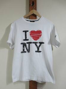 FAT/エフエーティー●Tシャツ ヘビーウエイト NY I LOVE NEW YEAR F-08SS-T99-AB