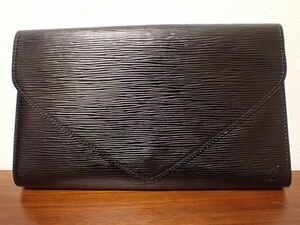 豊G527/8J●Louis Vuitton ルイヴィトン アールデコ セカンドバッグ クラッチバッグ エピ ノワール 中古品●