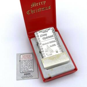 AY0944■【着火未確認】ZIPPO ジッポー 特別記念限定品 No.1648 メリークリスマス Merry Christmas LIMITED EDITION オイル ライター 箱