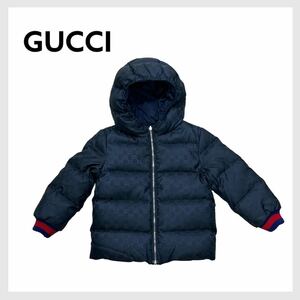 高級 GUCCI グッチ GG リバーシブル ダウンジャケット ベビー 474884 XBB36