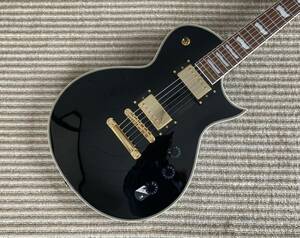 新品 ESP LTD EC-256 Electric Guitar Black ブラック ゴールドパーツ レスポール エレキギター