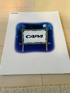 1998.4 ホンダ キャパ CAPA カタログ HONDA n-boxの原型