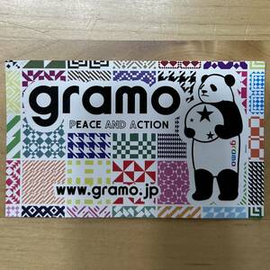 【同梱可能】即決！グラモ gramo 非売品ステッカー② 未使用品 サイズタテ約5.5cm×ヨコ約9cm