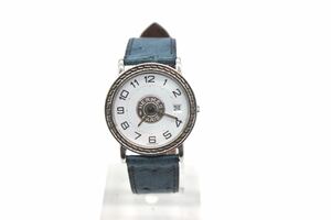 エルメス HERMES メンズ　腕時計　クォーツ　稼働中　スイス製　美品