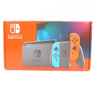 41193★1円スタート★任天堂 極美品 ニンテンドースイッチ HAD-S-KABAA 本体 Joy-Con ネオンブルー ネオンレッド Nintendo Switch ゲーム