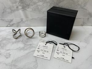 44233【自宅保管品】NINE ナイン SV刻印 リングセット シルバーアクセ