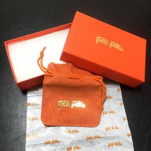 Folli Follie フォリフォリ 箱 ギフト アクセサリー ポーチ リボン プレゼント ボックス ロゴ ラッピング 包装 梱包 りぼん