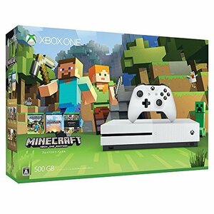 Xbox One S 500GB Ultra HD ブルーレイ対応プレイヤー Minecraft 同梱版 (ZQ9-00068)　(shin