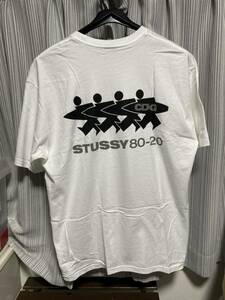 ＜１円〜新品未使用＞STUSSY x COMME des GARCONS CDG SURFMAN コムデギャルソン ステューシー サーフマン Tシャツ サイズXL コラボ