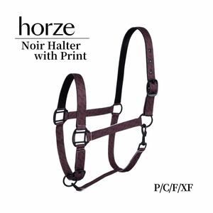 HORZE 馬 無口 ホルター 乗馬 馬術 乗馬用品 赤 レッド ポニー