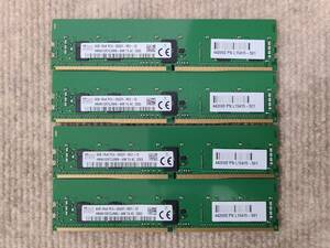 8GB 4枚セット 計32GB SK hynix HMA81GR7CJR8N-WM T4 AC DDR4 1Rx8 PC4-2933Y RDIMM Server Memory HP純正メモリ L15415-501 [2003]