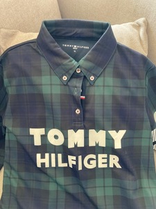 【TOMMY HILFIGER】トミーヒルフィガーゴルフウェア 長袖ポロシャツ レディース LL 