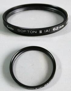 KENKO　(551)　 美品・レンズフィルタ　62㎜　SOFTON Ⅱ（レンズ保護兼用、紫外線吸収）　ケンコー