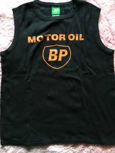 ◆BPオイル　MOTOR OILタンクトップ　ブラックL used