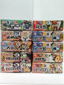 SDガンダム BB戦士 武者○伝 ムシャマルデン 機王 若神丸 斧雷丸 逆鱗将頑駄無 號號将頑駄無 破牙丸 神槍丸 武者丸秘将軍 武侍丸2個計10個