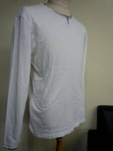 ◆　タケオキクチ　長袖Ｔシャツ　白　サイズ３　綿　◆