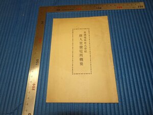 Rarebookkyoto　F3B-50　李朝朝鮮　戦前　唐人里発電所概要　非売品　京城電気株式会社　1929年頃　名人　名作　名品