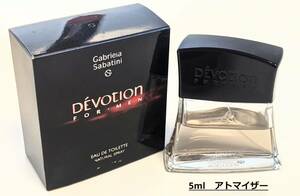 男 香水 ガブリエラ・サバティーニ 献身 Gabriella Sabatini Devotion EDT - 5ml atomizer