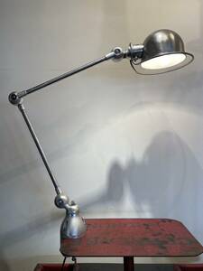 フランス　ヴィンテージ　ジェルデ 2アーム　クランプ　ランプ jielde 2arm lamp/アトリエカフェインテリア店舗什器デスク照明器具